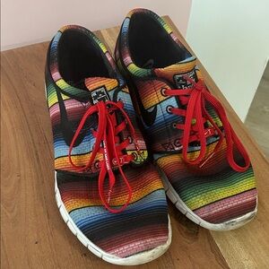 Nike Multicolor Sneakers with Red Accents